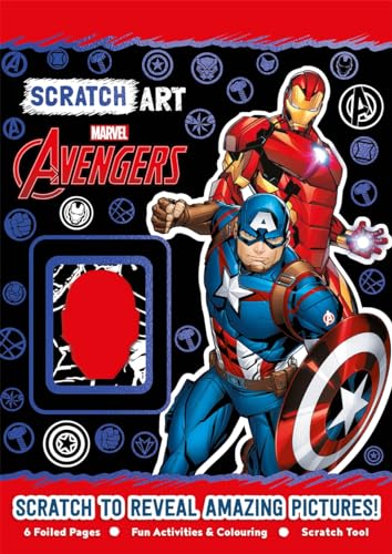 Marvel Avengers: Scratch Art (With foiled pages, activities and colouring!)