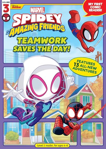 Spidey and His Amazing Friends: Teamwork Saves the Day!: My First Comic Reader! (Spidey and His Amazing Friends, My First Comic Reader!, 3) von Marvel Press