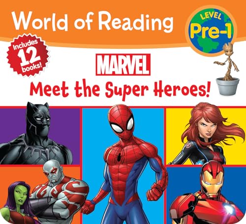 World of Reading Marvel: Meet the Super Heroes!-Pre-Level 1 Boxed Set von Marvel Press