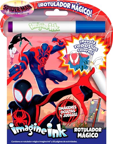 Spider-Man: Cruzando el Multiverso. Rotulador mágico: Libro de colorear y actividades con rotulador mágico von Libros Disney