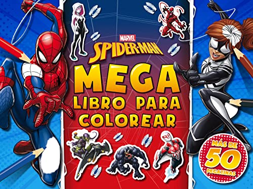 Spider-Man. Megalibro para colorear 2: Con pegatinas Spider-Man. Megalibro para colorear 2: Con pegatinas