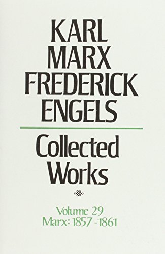 1857-1861 (v. 29) (Collected Works)