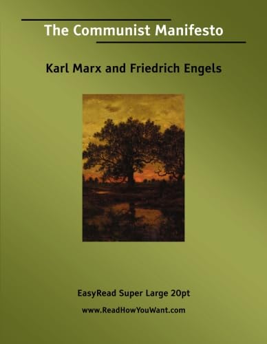 The Communist Manifesto [EasyRead Super Large 20pt Edition]