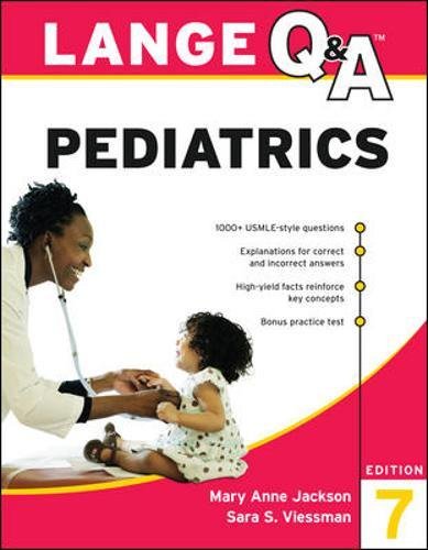 Lange Q&A Pediatrics, Seventh Edition von MCGRAW HILL MEDICAL