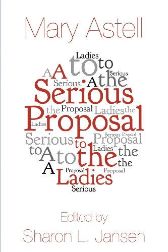 A Serious Proposal to the Ladies von Saltar's Point Press