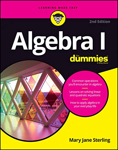 Algebra I For Dummies, 2nd Edition (For Dummies (Math & Science)) von For Dummies