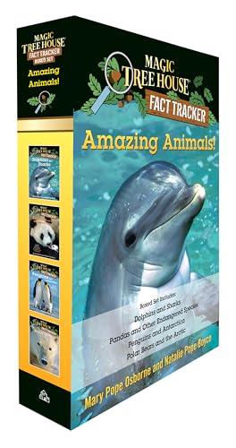 Amazing Animals! Magic Tree House Fact Tracker Boxed Set: Dolphins and Sharks; Polar Bears and the Arctic; Penguins and Antarctica; Pandas and Other ... Species (Magic Tree House (R) Fact Tracker)
