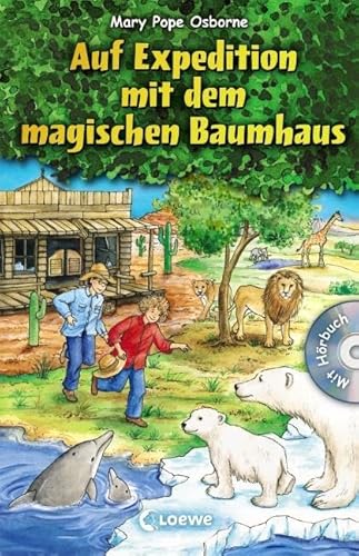 Das magische Baumhaus - Auf Expedition mit dem magischen Baumhaus (Bd. 9-12): Sammelband für Mädchen und Jungen ab 8 Jahre - Mit Hörbuch-CD Im Tal der Löwen (Das magische Baumhaus - Sammelbände)