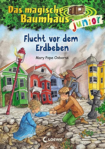 Das magische Baumhaus junior (Band 22) - Flucht vor dem Erdbeben: Kinderbuch zum Vorlesen und ersten Selberlesen - Mit farbigen Illustrationen - Für Mädchen und Jungen ab 6 Jahre