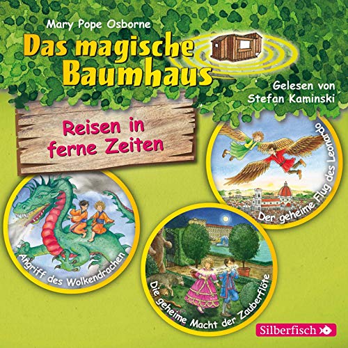 Reisen in ferne Zeiten. Die Hörbuchbox (Das magische Baumhaus): Angriff des Wolkendrachen / Der geheime Flug des Leonardo / Die geheime Macht der Zauberflöte: 3 CDs | Band 39,35,36