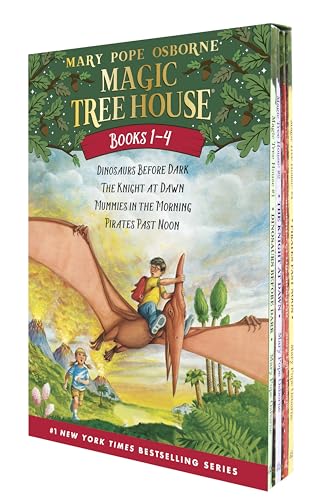 Magic Tree House Books 1-4 Boxed Set: Dinosaurs Before Dark / The Knight at Dawn / Mummies in the Morning / Pirates Past Noon von Random House Books for Young Readers