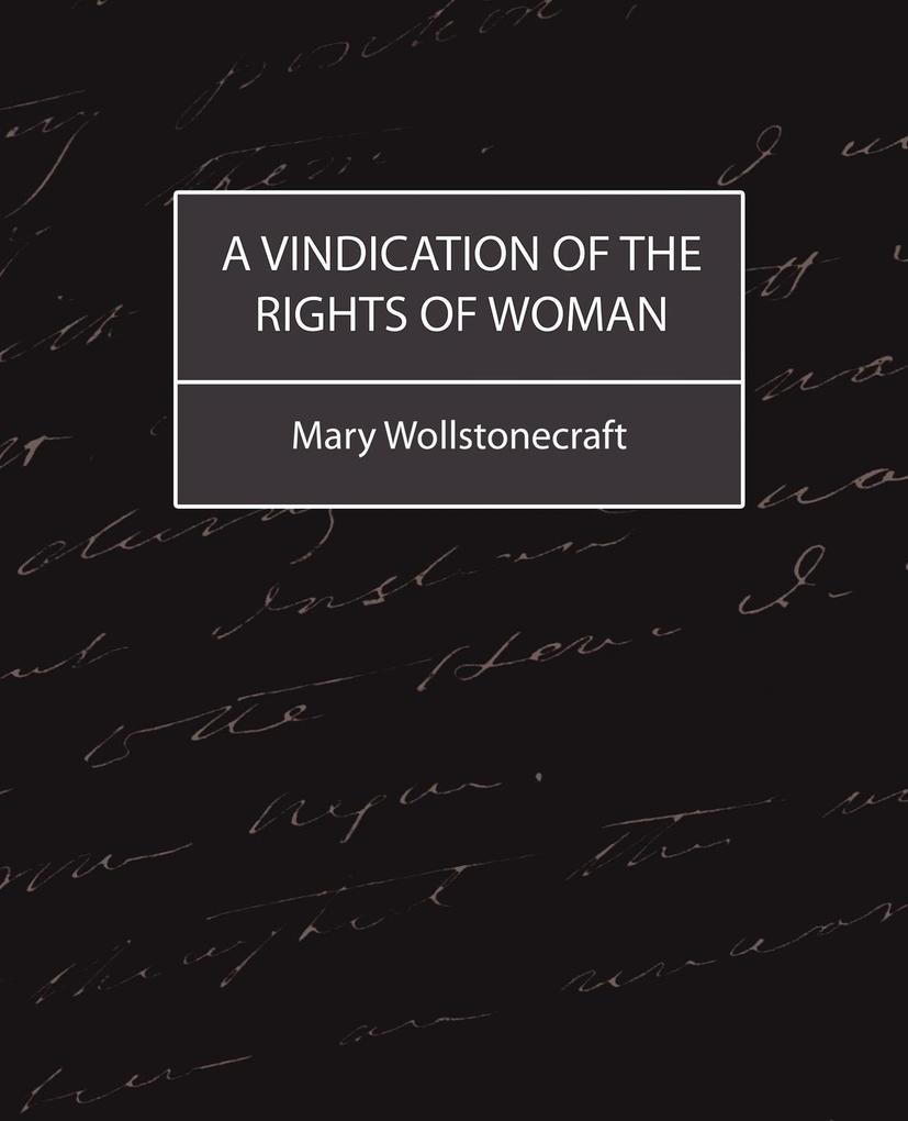 A Vindication of the Rights of Woman von Book Jungle