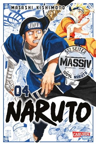 Naruto Massiv 4: Die Originalserie als umfangreiche Sammelbandausgabe! (4) von Carlsen Verlag GmbH