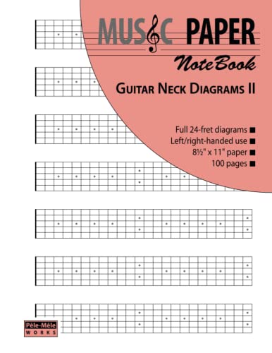 MUSIC PAPER NoteBook - Guitar Neck Diagrams II (scales & modes, Band 2)