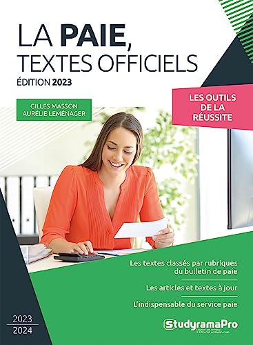 La paie, ça s'apprend ! Edition 2023-2024 (Le pack indispensable): Les 3 ouvrages de la paie von STUDYRAMA