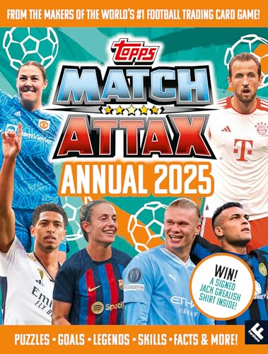 Match Attax Annual 2025: The brand new and 100% official companion to the ultimate trading card game. Featuring the biggest teams and greatest players with facts, stats, puzzles for football fans!