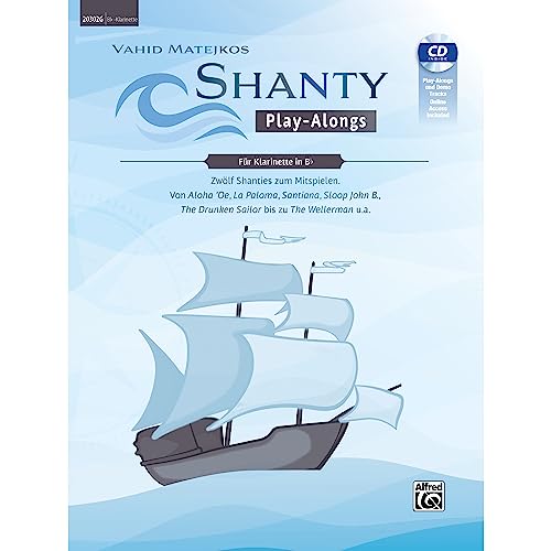 Vahid Matejkos Shanty Play-Alongs für Klarinette in Bb von Alfred Music Publishing