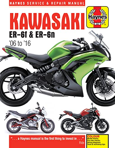 Kawasaki ER-6f & ER-6n (06 - 16) (Haynes Service and Repair Manual)