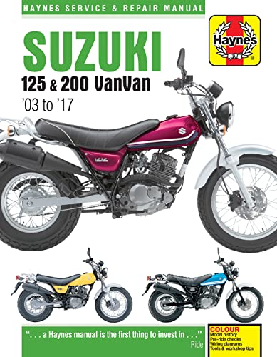 Suzuki RV125/200 VanVan (03 - 17) Haynes Repair Manual