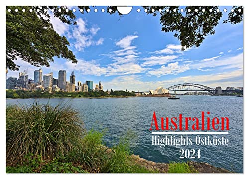 Australien - Highlights Ostküste (Wandkalender 2024 DIN A4 quer), CALVENDO Monatskalender