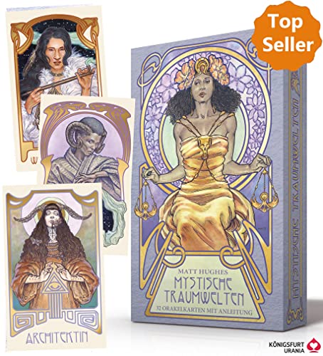 Mystische Traumwelten: 32 Orakel-Karten mit Goldfolie veredelt und ausführlichem Booklet Mystische Traumwelten: 32 Orakel-Karten mit Goldfolie veredelt und ausführlichem Booklet