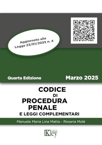 Codice di procedura penale e leggi complementari 2025 von Key Editore