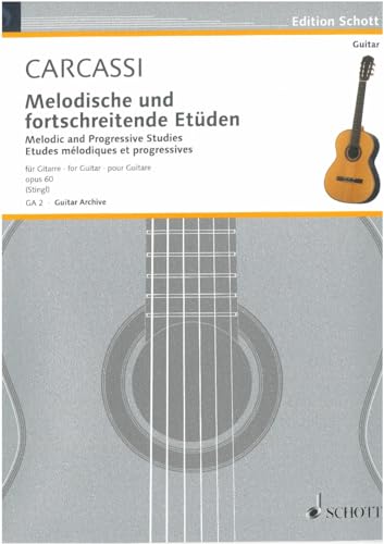 Etudes mélodiques et progressives Op.60 - Guitare von SCHOTT