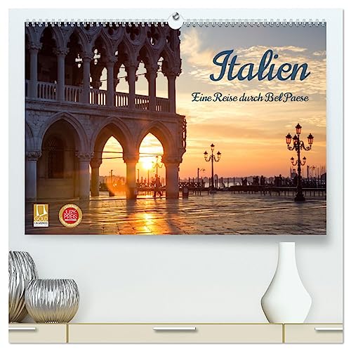 Italien - Eine Reise durch Bel Paese (hochwertiger Premium Wandkalender 2025 DIN A2 quer), Kunstdruck in Hochglanz von CALVENDO