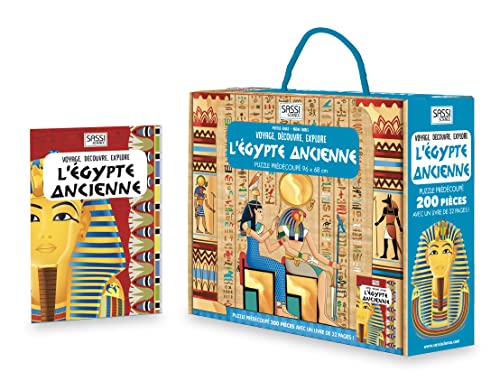 L'Egypte ancienne. Voyage Découvre Explore.: puzzle prédécoupée 96 x 68 cm