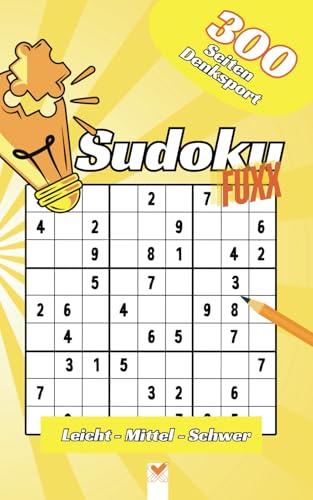 Sudoku FUXX - BrainTrain der Extraklasse: 300 Doppelseiten im Querformat inkl. Lösungen Sudoku FUXX - BrainTrain der Extraklasse: 300 Doppelseiten im Querformat inkl. Lösungen von Independently published