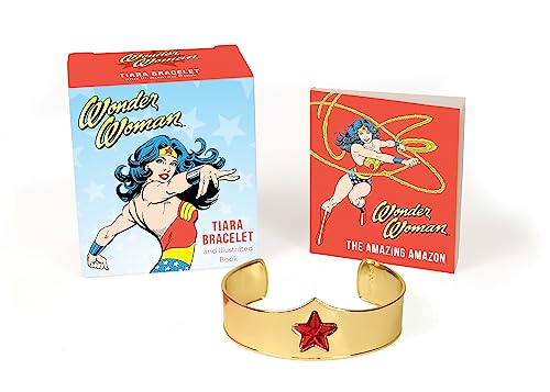 Wonder Woman Tiara Bracelet and Illustrated Book (RP Minis)