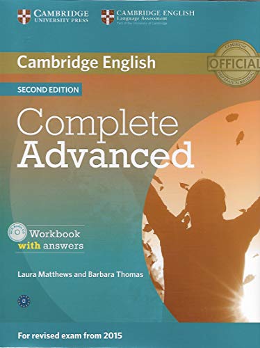 Cambridge English Complete Advanced Workbook with answers Second edition (2014) von Cambridge