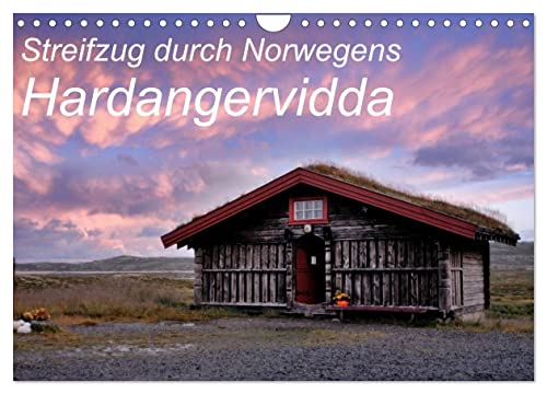 Streifzug durch Norwegens Hardangervidda (Wandkalender 2024 DIN A4 quer), CALVENDO Monatskalender