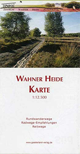 Wahner Heide Karte: Rundwanderwege. Eadwege-Empfehlungen. Reitwege