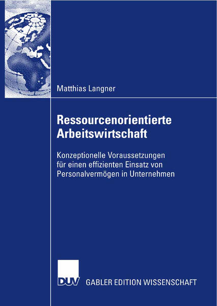 Ressourcenorientierte Arbeitswirtschaft von Deutscher Universitätsverlag