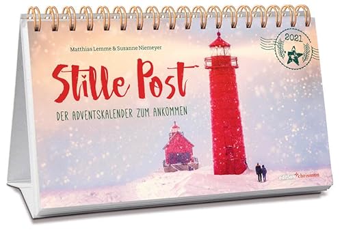 Stille Post 2021. Der Adventskalender zum Ankommen: Tischkalender zum Aufstellen. Überraschende Texte zu Weihnachten & 24 Postkarten zum Heraustrennen. Adventskalender für Erwachsene.