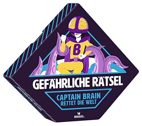moses. Gefährliche Rätsel - Captain Brain rettet die Welt l 55 x Denksport für Escape-Fans l Nervenaufreibende Knobeleien mit Story-Charakter ab 12 Jahren