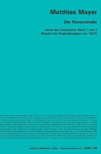 Die Römerstraße: durch das Unterinntal. Band 1 und 2 [Reprint der Originalausgabe von 1927] von University of Innsbruck