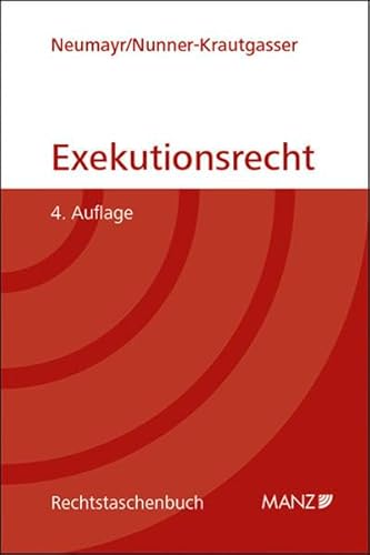 Exekutionsrecht (Rechtstaschenbuch) von Manz'sche Verlags- u. Universitätsbuchhandlung