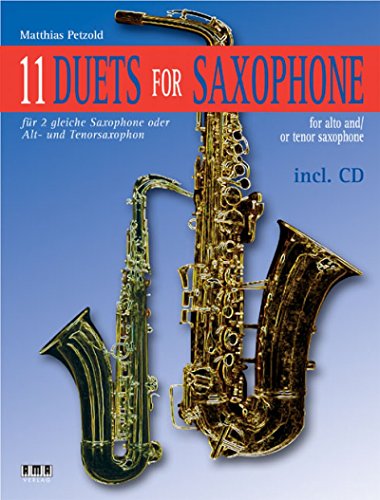 11 Duets For Saxophone - für 2 gleiche Saxophone oder Alt- und Tenorsaxophon