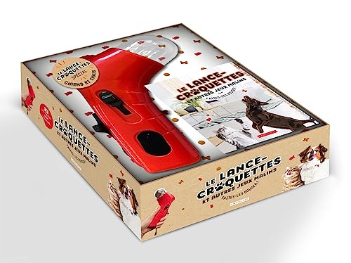 Le lance-croquettes et autres jeux malins: Faites-les bouger ! Coffret avec un lance-croquettes et un livre de 48 pages