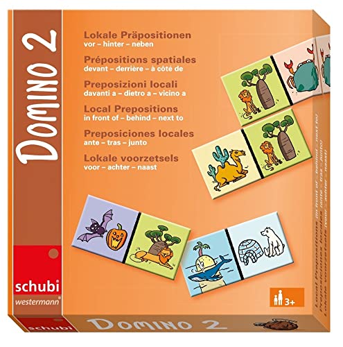 DOMINO 2 Lokale Präpositionen: vor – hinter – neben (Domino Präpositionen, Band 2) (Sprachspielboxen) von Georg Westermann Verlag