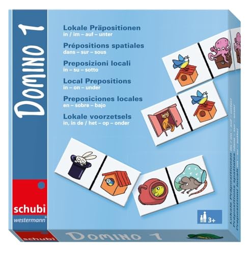 DOMINO 1 Lokale Präpositionen: in/im – auf – unter (Domino Präpositionen, Band 1) (Sprachspielboxen) von Georg Westermann Verlag