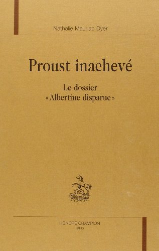 Proust inachevé : le dossier von Champion