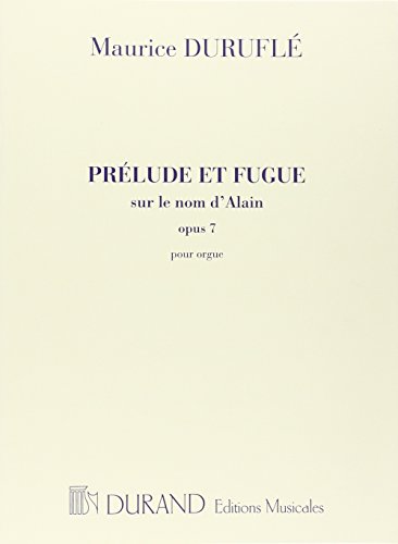 Prélude et Fugue Opus 7 von Durand S.A. Edition Musicale