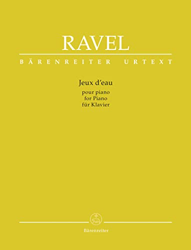 Maurice Ravel-Jeux d'eau for Piano-BOOK