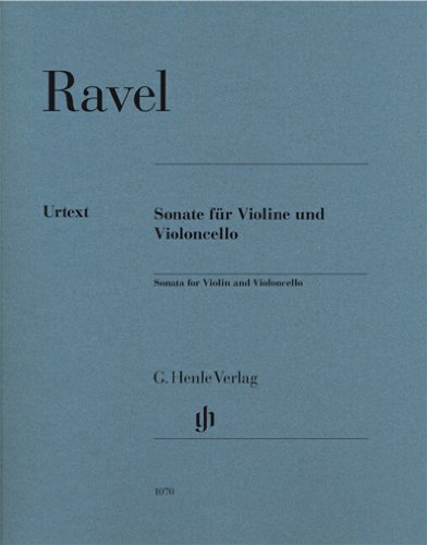 Sonate für Violine und Violoncello: Besetzung: Streichduos und -trios (G. Henle Urtext-Ausgabe) von Henle