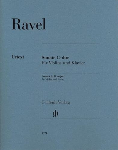 Violinsonate G-Dur: Besetzung: Violine und Klavier (G. Henle Urtext-Ausgabe) von G. Henle Verlag