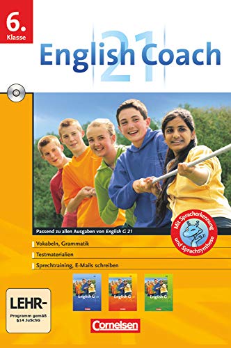 English G 21 - Lernsoftware - English Coach 21 (zu allen Ausgaben) - Version für zu Hause: Band 2: 6. Schuljahr - DVD-ROM: English Coach 21 - DVD-ROM ... allen Ausgaben) - Lernsoftware für zu Hause) von Cornelsen