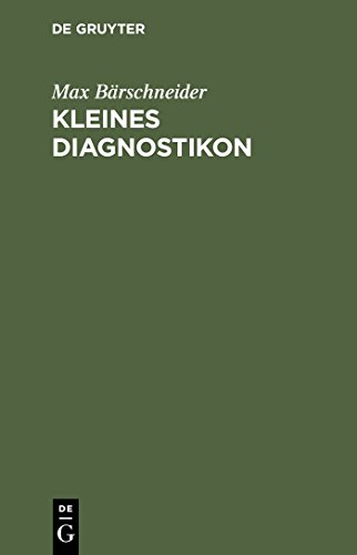 Kleines Diagnostikon: Differentialdiagnose klinischer Symptome